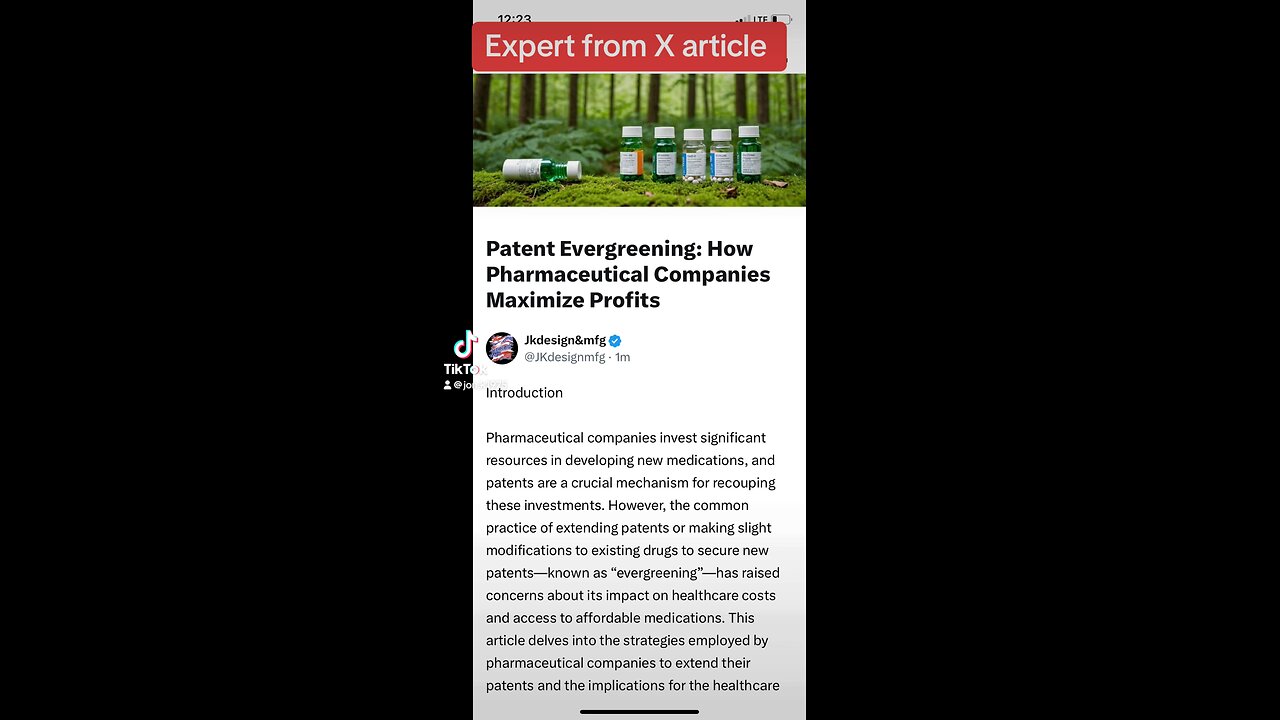 Evergreening