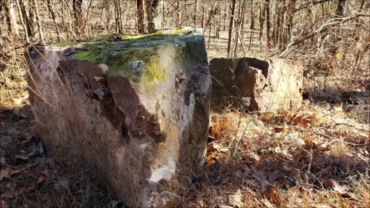 Big landscape rocks! These are the rocks that we pulled from the Woods!