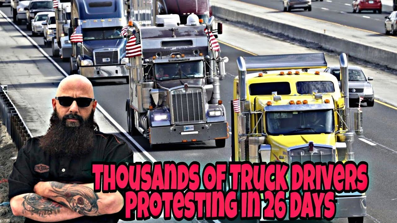 1000's Of U.S. Truck Drivers Are Going To Shutdown Wash D.C.! Police Vs Truckers in Ottawa!