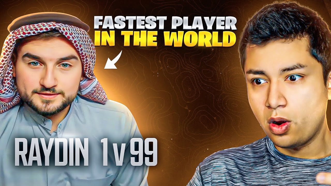 World's Fastest Pro Player in PUBG Mobile - Raydin 1v99