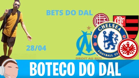 BETS DO DAL (28/04) - APOSTAS ESPORTIVAS EUROPA LEAGUE, CONFERENCE LEAGUE, LIBERTADORES E SULA