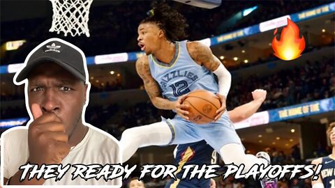 JA MORANT IS READY FOR THE PLAYOFFS! PELICANS at GRIZZLIES | FULL GAME HIGHLIGHTS REACTION