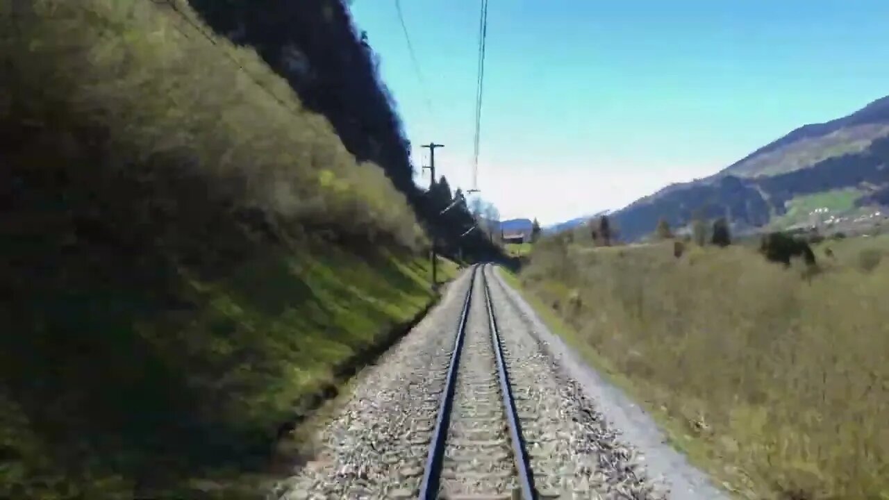 Time Lapse Train in Switerzland HyperLapse Free stock footage Free HD Videos no copyright