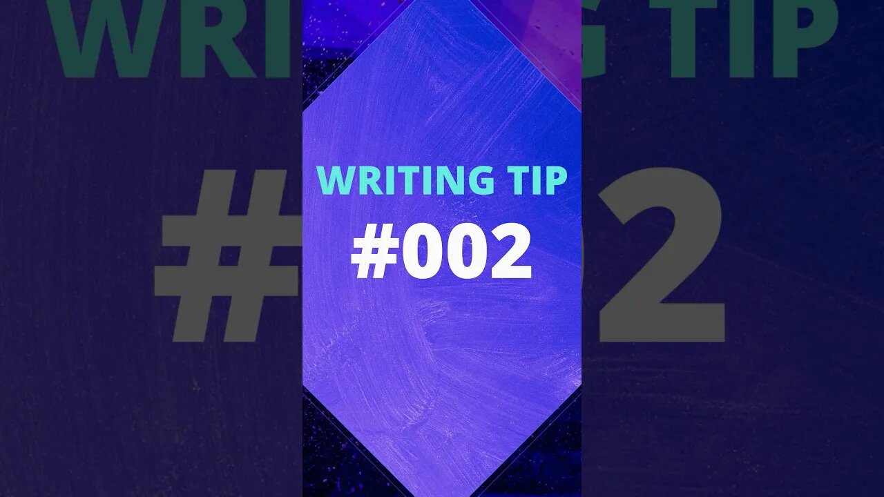 Writing Tip No. 002 - Phrasing #shorts #writingtips