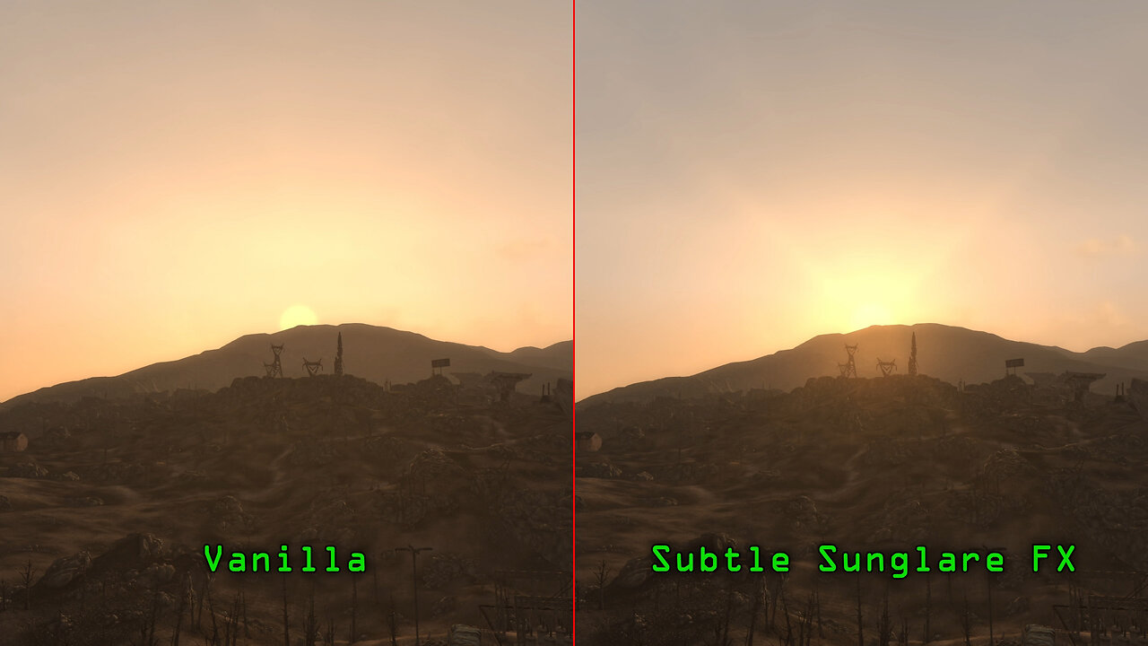 Fallout 3 Mods - Subtle Sunglare FX by CptJoker71