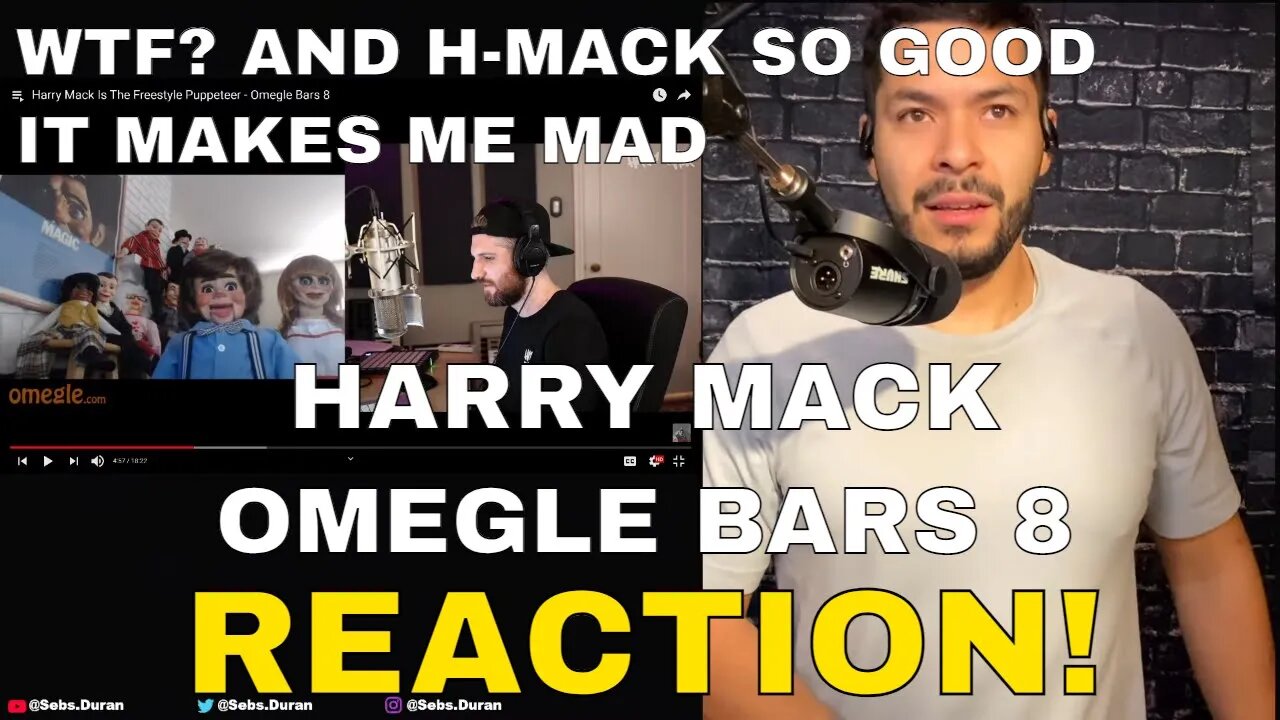 Harry Mack is INFURIATINGLY good | (Omegle Bars 8 Reaction!) | Nightmares incoming too