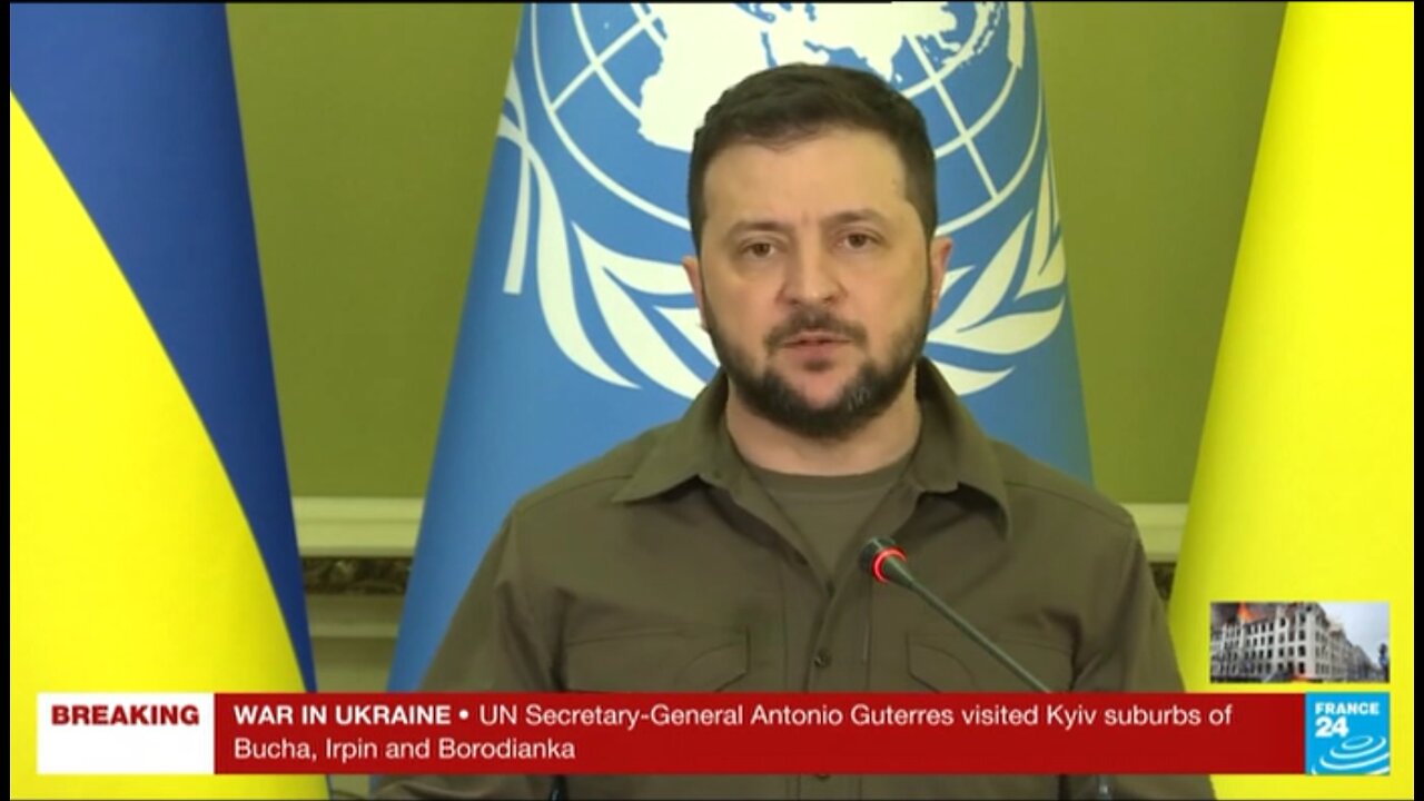 Blasts heard in kyiv as un secreatrey general visitis ukranie capital