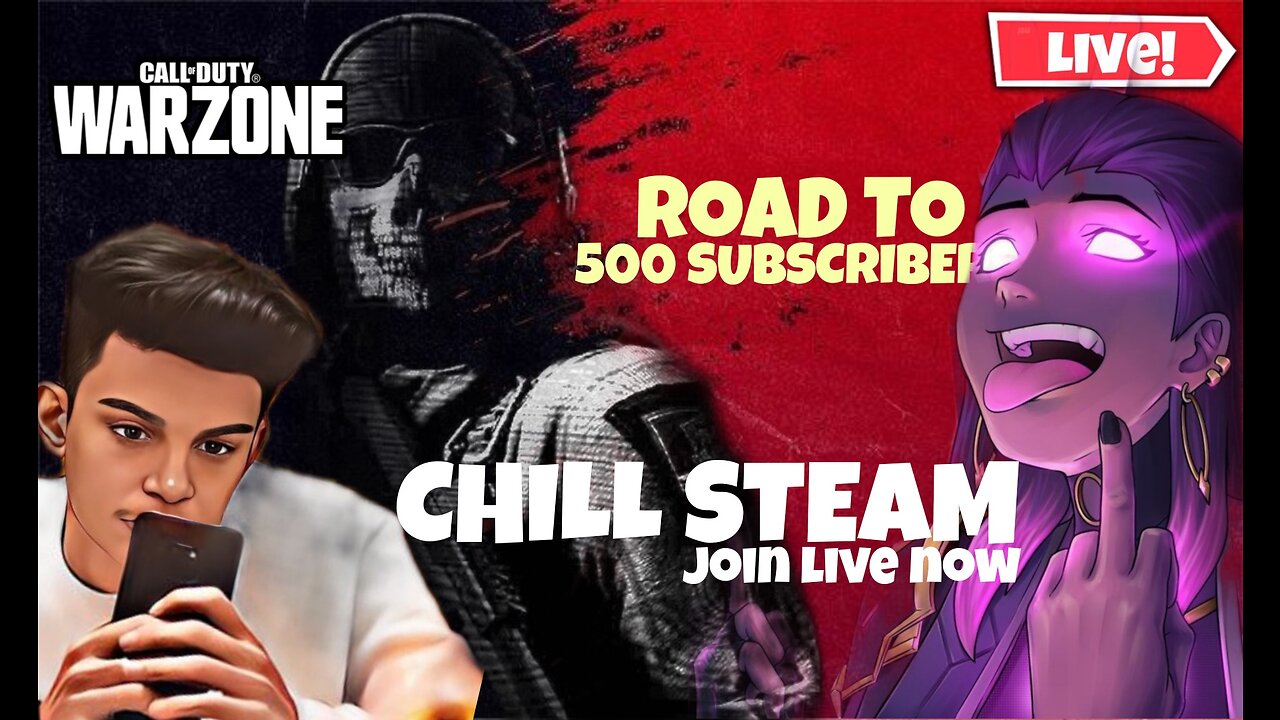 RDR 2 - FAR CRY 6 CHILL STEAM VALORANT ROAD TO 500 SUBSCRIBER