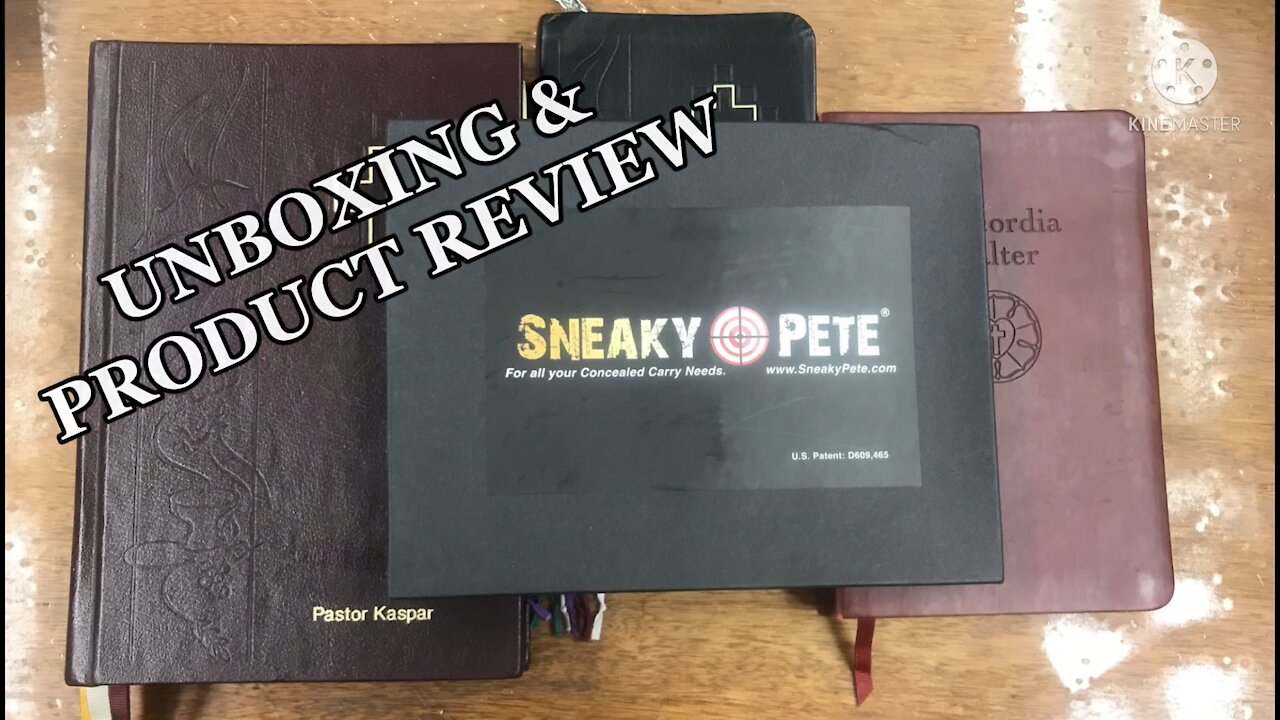 Sneaky Pete Holster Unboxing & Review