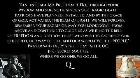 The Q Documentary - Rest In Peace President John F Kennedy 🙏 #RIP