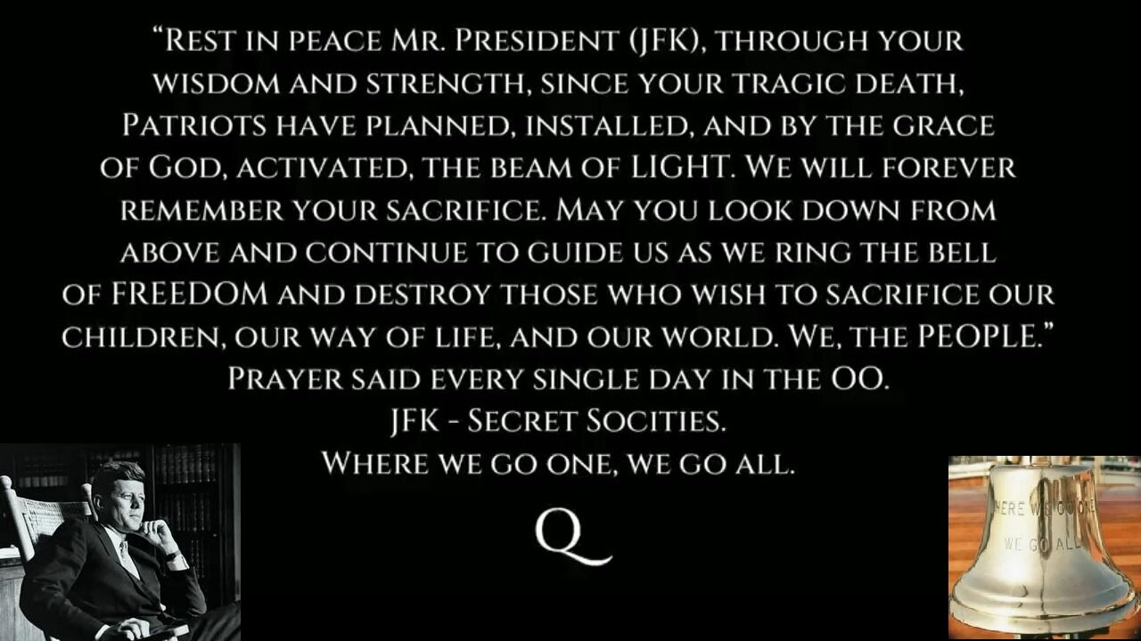 The Q Documentary - Rest In Peace President John F Kennedy 🙏 #RIP