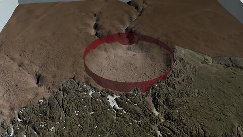 Massive Crater Discovered Under Greenland Ice