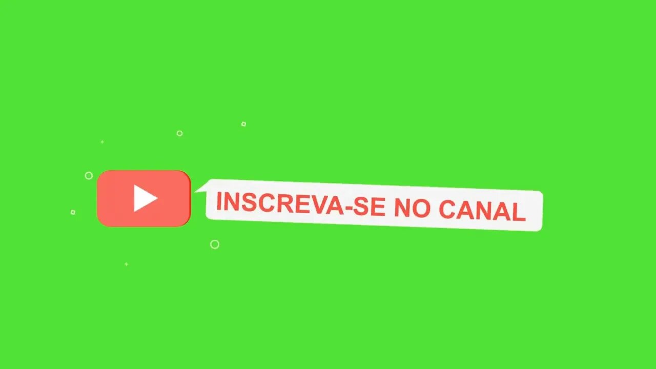 Chroma key botão inscreva-se green screen