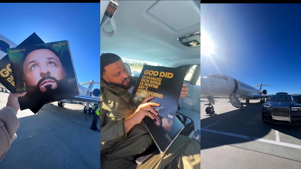 The Insanely Luxurious Way DJ Khaled Travels | Private Jet and Rolls-Royce Phantom