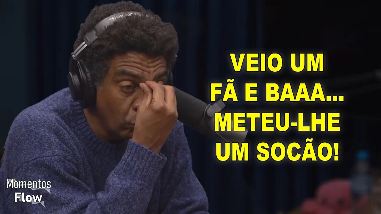 SEGURANÇA DEU SOCO NA CARA DE FÃ | MOMENTOS FLOW