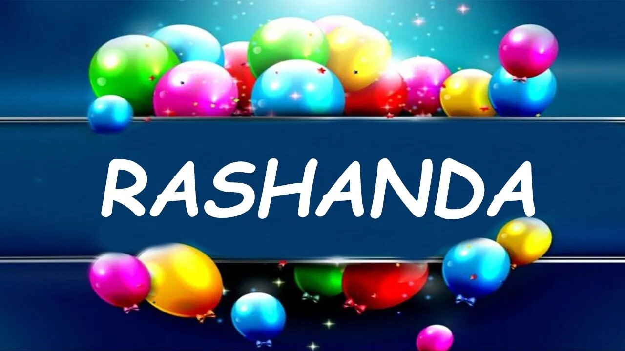 Happy Birthday to Rashanda - Birthday Wish From Birthday Bash