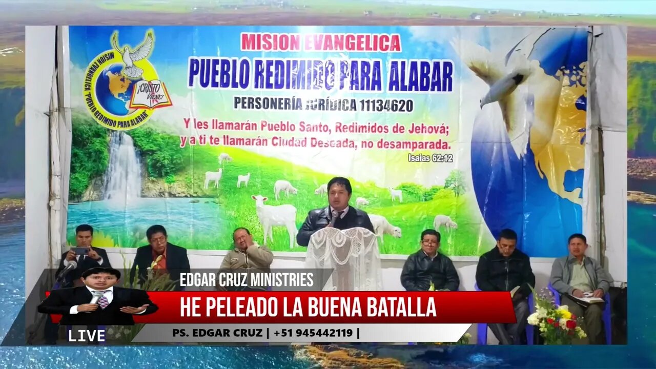 HE PELEADO LA BUENA BATALLA - EVANGELISTA EDGAR CRUZ