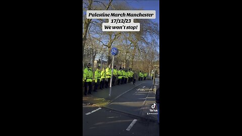 Palestine March Manchester 17/12/23 We won’t stop! #freepalestine #palestine #palestina