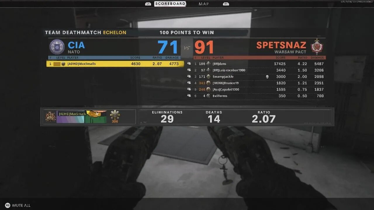 CoD: BO Cold War Team quit but pulled a 2.0 KDA anyway