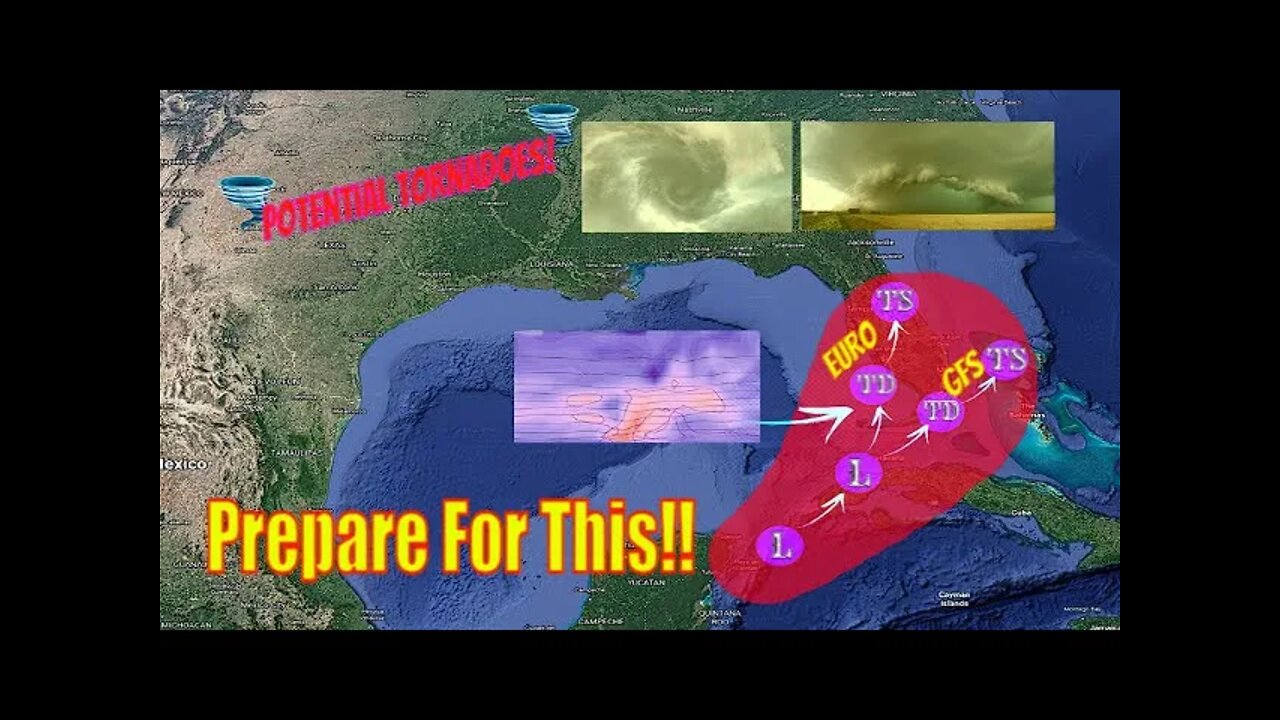 Tropical Depression One or Tropical Storm Alex Forms By Friday, Major Flooding!