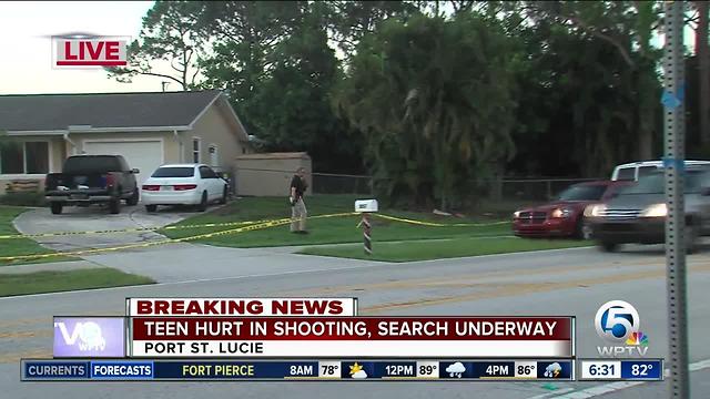 Port St. Lucie teen shot while lying in bed