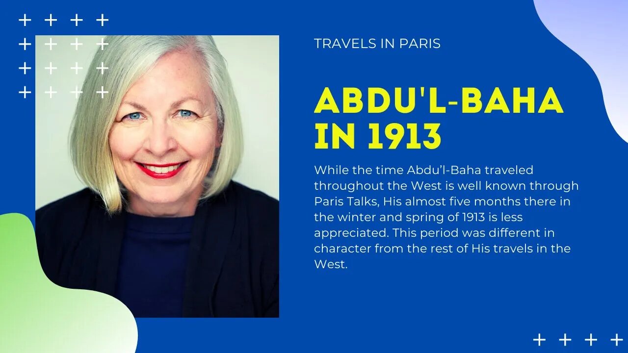 The Topic of Abdu'l-Baha in Paris, 1913.