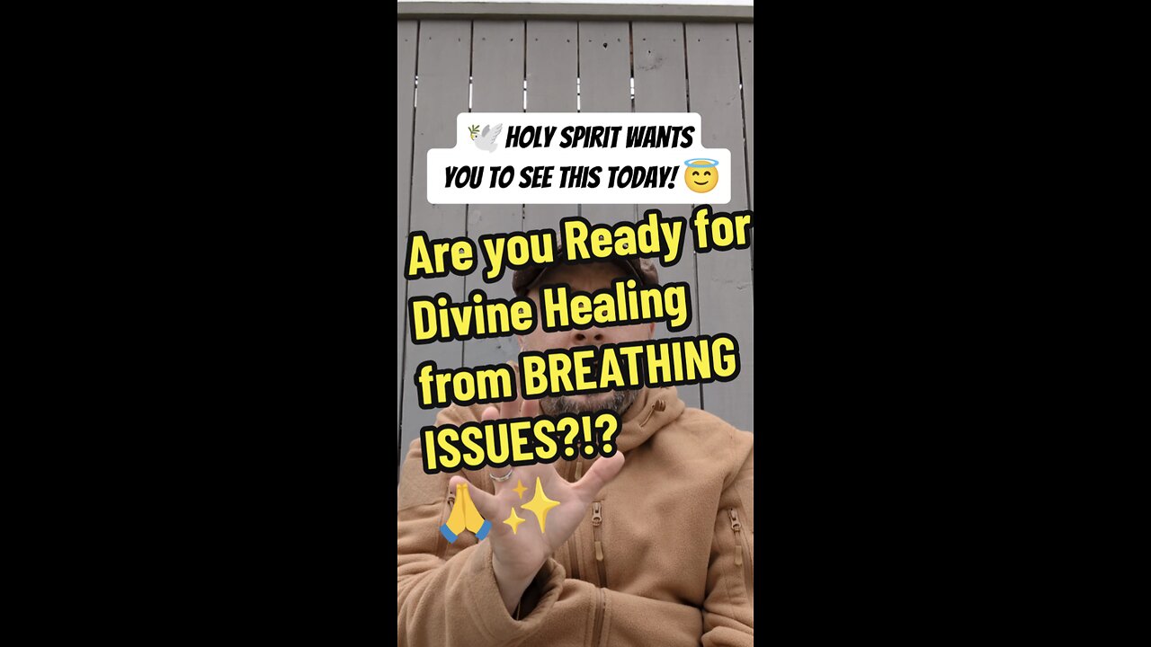 Are you Ready for Divine Healing from BREATHING ISSUES?!?