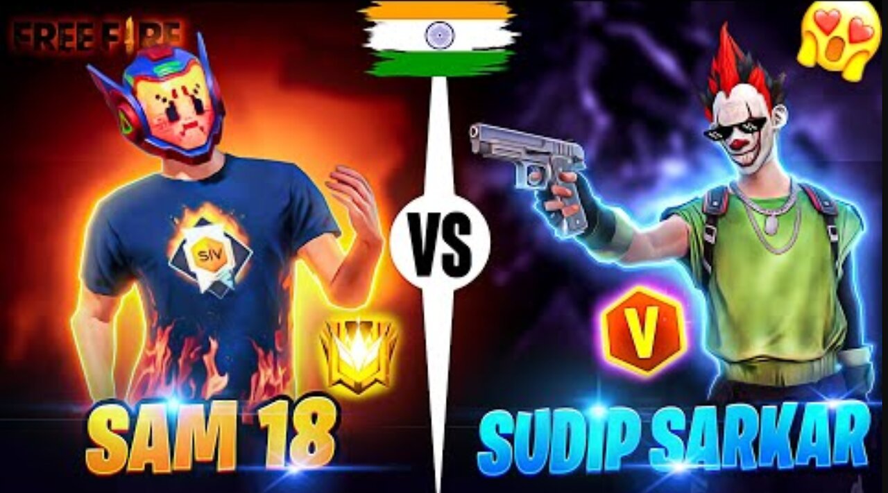 INDIAN M10 KING�� @SUDIP.SARKAR1 ��VS SAM 18⚡!! BATTLE OF LEGENDS ����-(1080p60)