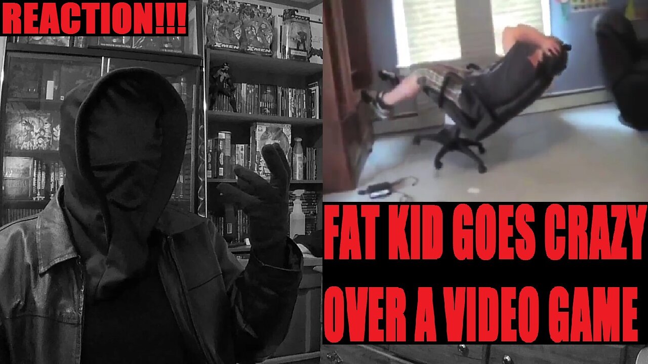 Fat Kid Goes Crazy Over A Video Game REACTION!!! (STD)