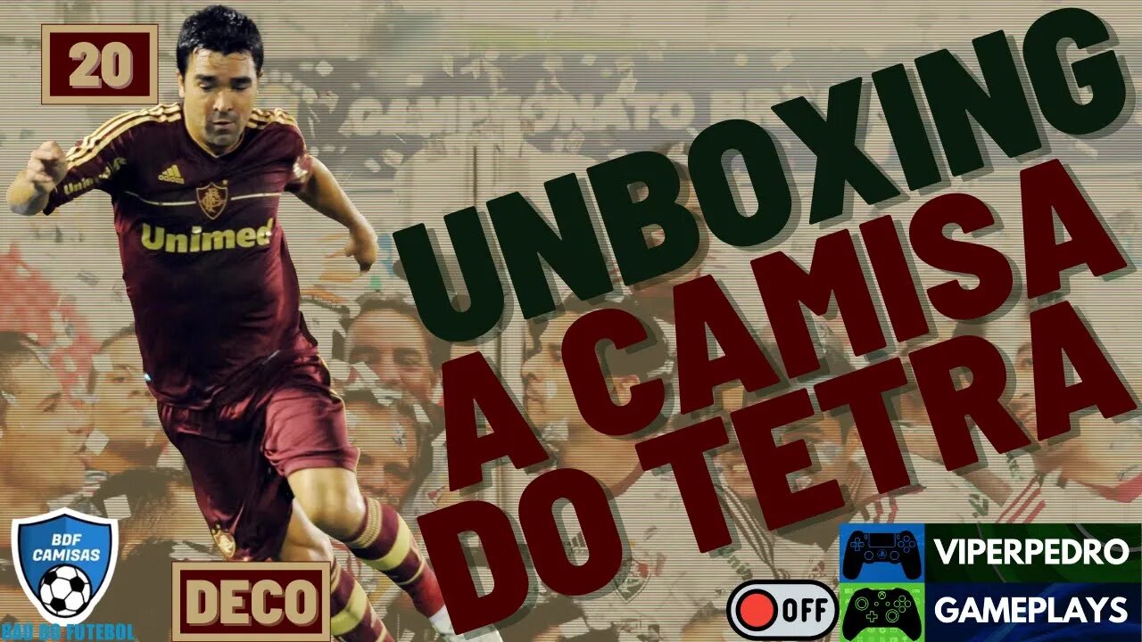 A CAMISA GRENÁ do DECO de 2012! Tetracampeão Brasileiro | UNBOXING [EM OFF]