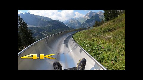 Mountain Coaster Oeschinensee Kandersteg Switzerland