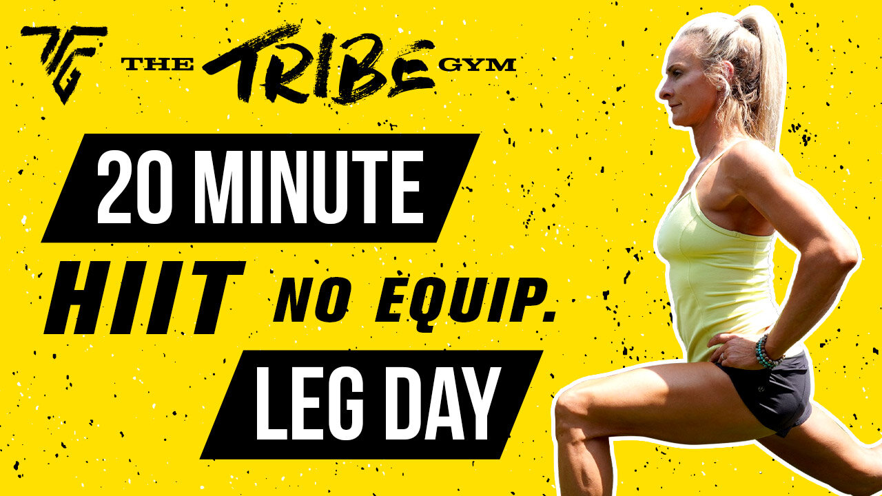 20 Minute HIIT Workout - Episode 1: Leg Day - No Equipment