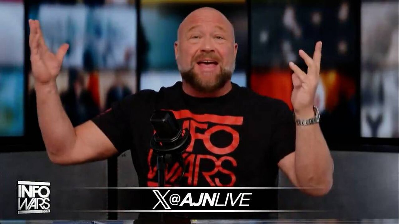 Feds Force Alex Jones Out Of Infowars' Studios— But He's Still Live @AJNlive