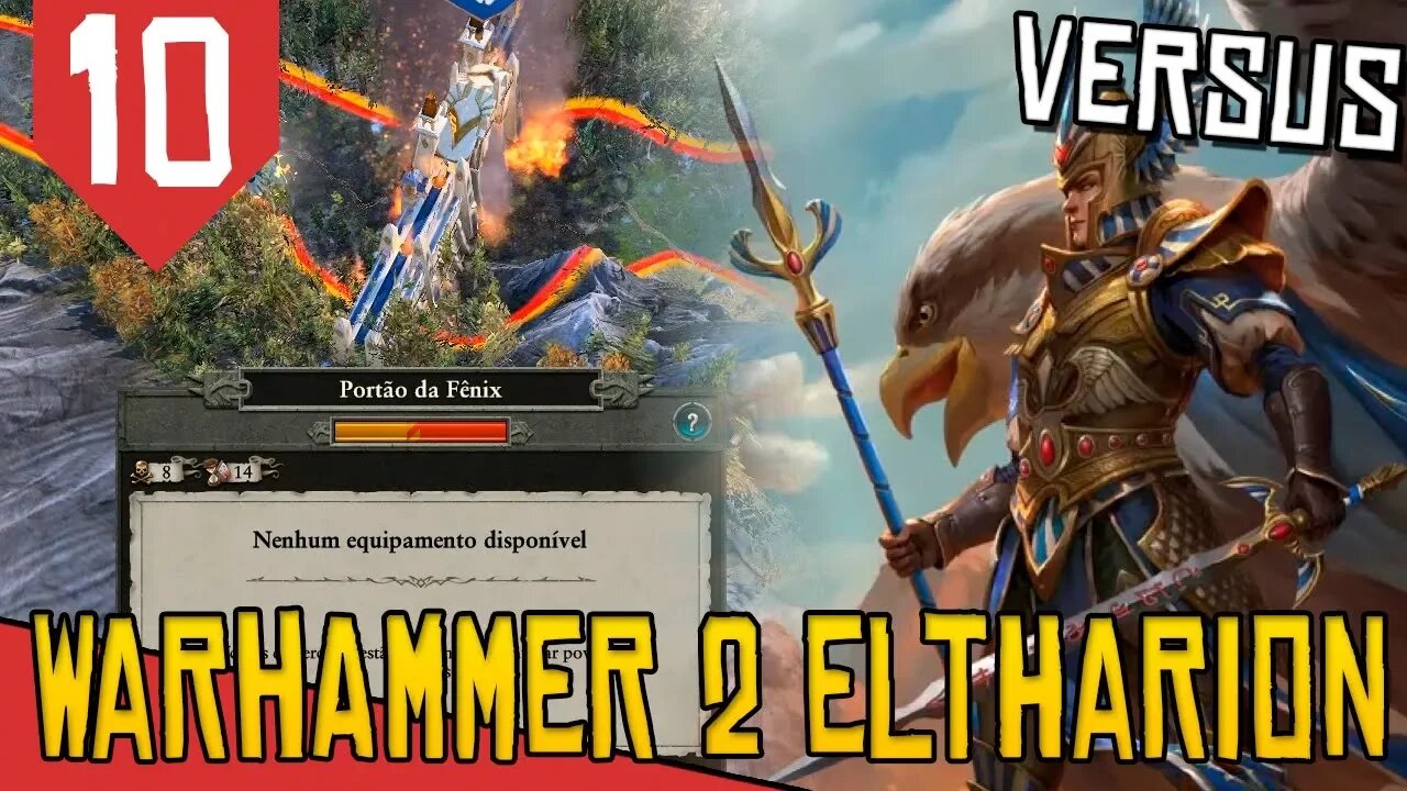 NUNCA Ataque o Forte de Elfo - Total War Warhammer 2 Eltharion #10 [Série Gameplay Português PT-BR]