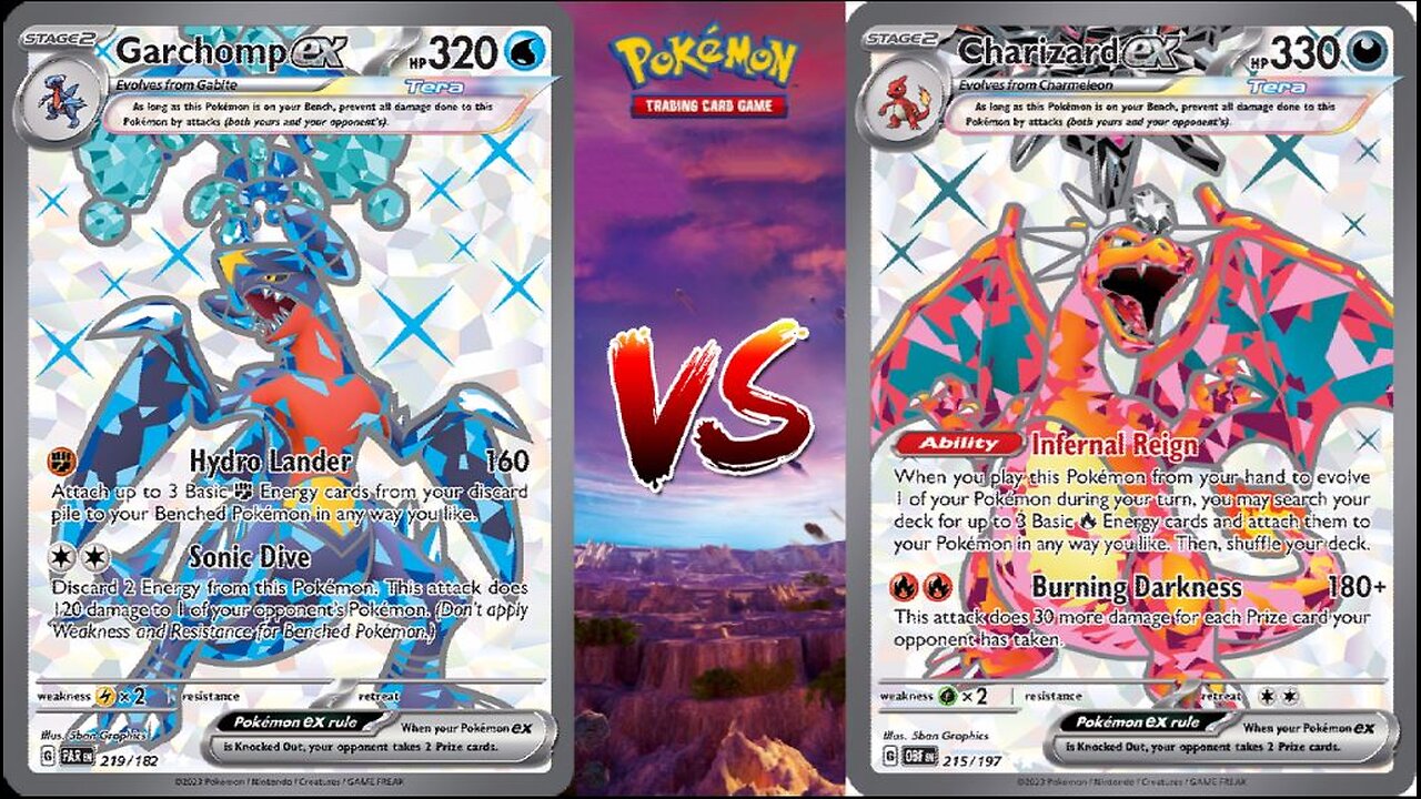 Pokemon TCG Live Garchomp EX VS Charizard EX!!