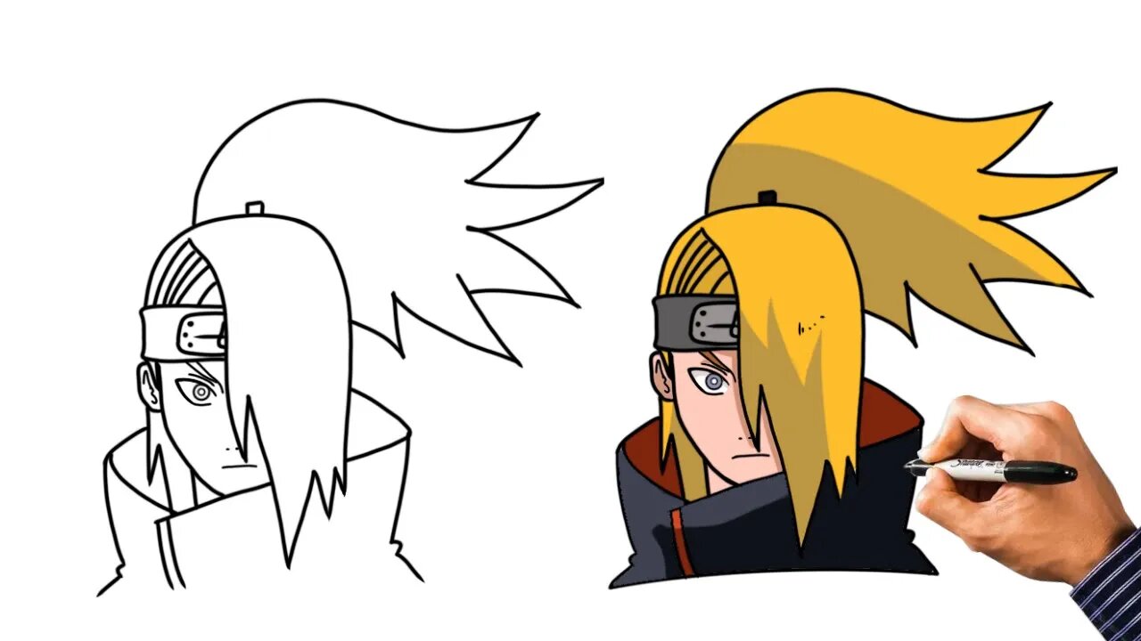 Como Desenhar Deidara