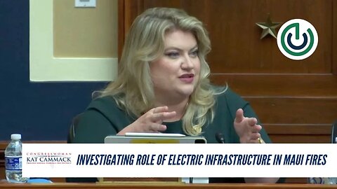 Rep. Cammack Speaks At Oversight Hearing Investigating Electric Infrastructure In Maui Fires