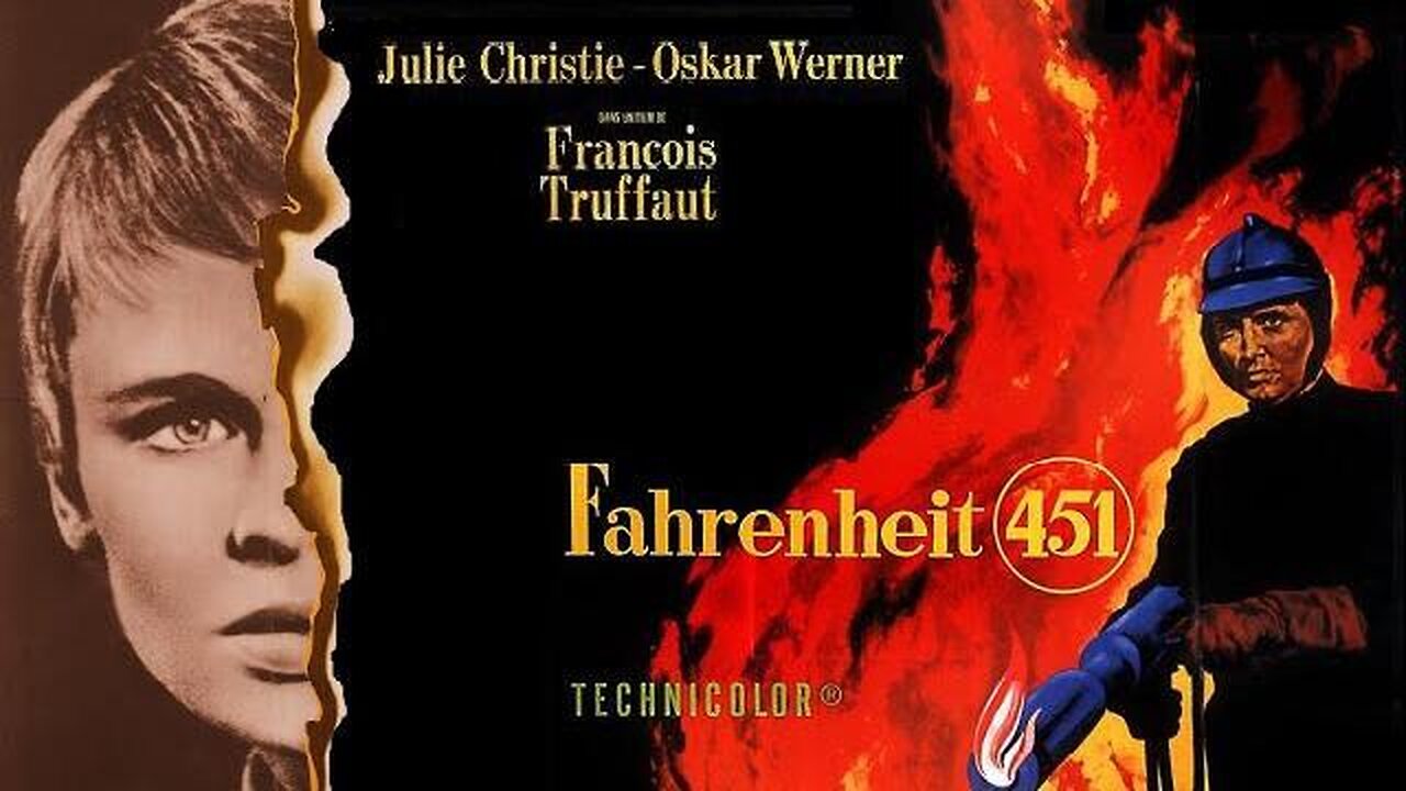 FAHRENHEIT 451 (1966) Science Fiction Thriller of a Dystopian Future FULL MOVIE HD & W/S
