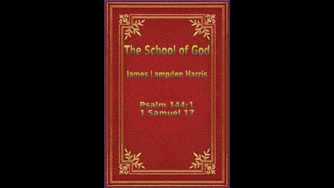 The School of God by J. L. Harris