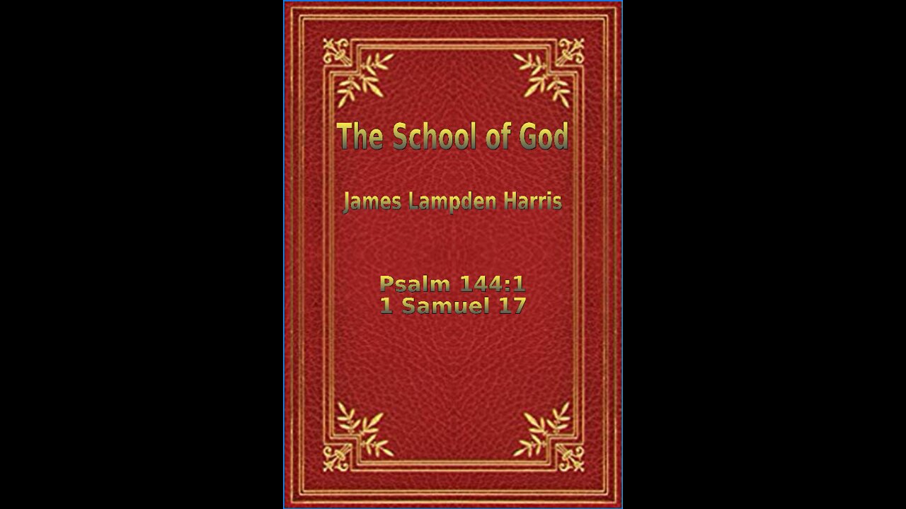 The School of God by J. L. Harris