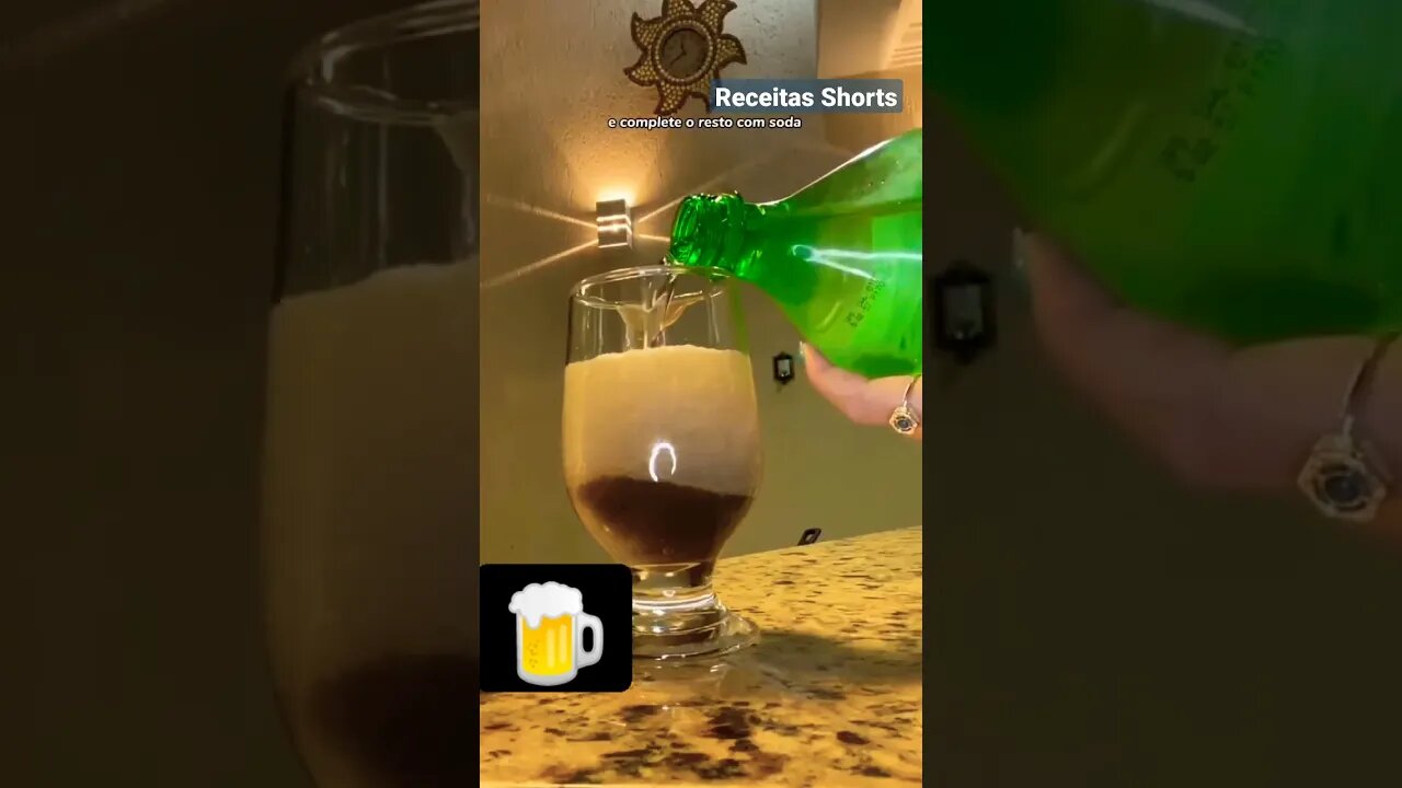 CERVEJA AMANTEIGADA DO HARRY POTTER 🤤🍺 | Receitas #Shorts