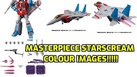 TRANSFORMERS MASTERPIECE STARSCREAM MP-52 2.0 V2 - COLOUR IMAGES - NINJA KNIGHT