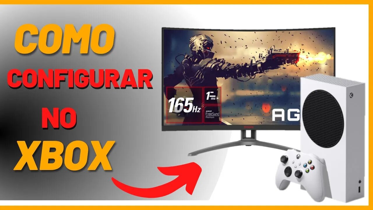 Como configurar monitor no Xbox Series S (AOC Agon 32")