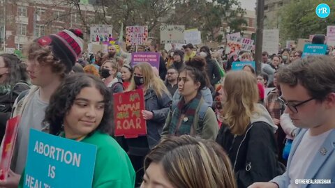 Defend Abortion Rights Protest in Melbourne Australia - Highlights