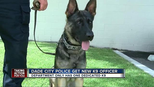 Dade City Police get new K9 officer