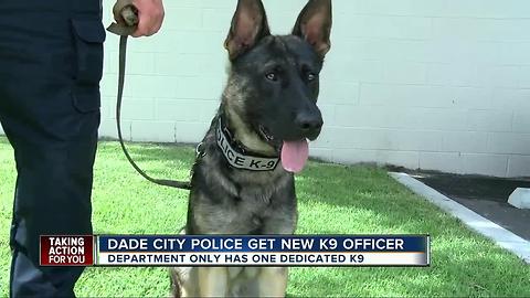 Dade City Police get new K9 officer