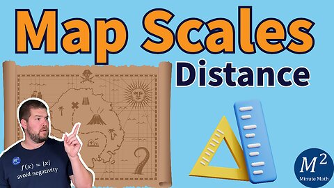 How to Calculate the Distances Between Two Places on a Map in Real Life #mapscales