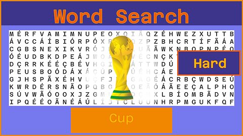 Word Search - Challenge 11/24/2022 - Hard - Cup