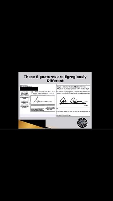 Video Of Fraudulent Mail-In Ballot Signatures Emerges