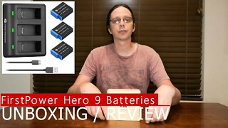 FirstPower 3-Pack Hero 9 Replacement Batteries - Unboxing and Review